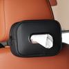 1Pc Car Leather Tissue Box Sunshade Backrest Sunroof Hanging Creative Leather Car Interior Accessories