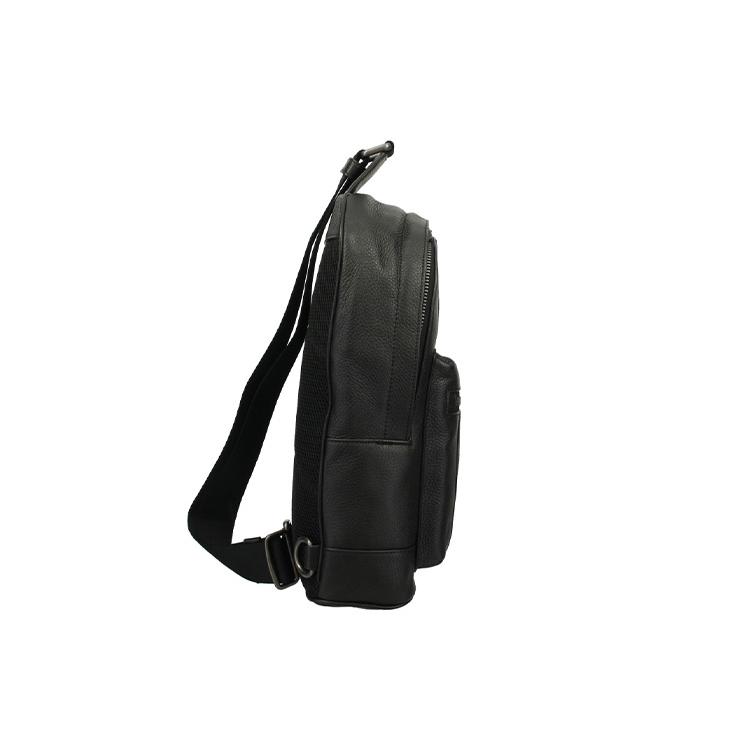 New COACH West Leather Crossbody Bags Shoulder Bags Sling Bags Small Size Men's Black Brown Multicolor 3180-QBR64