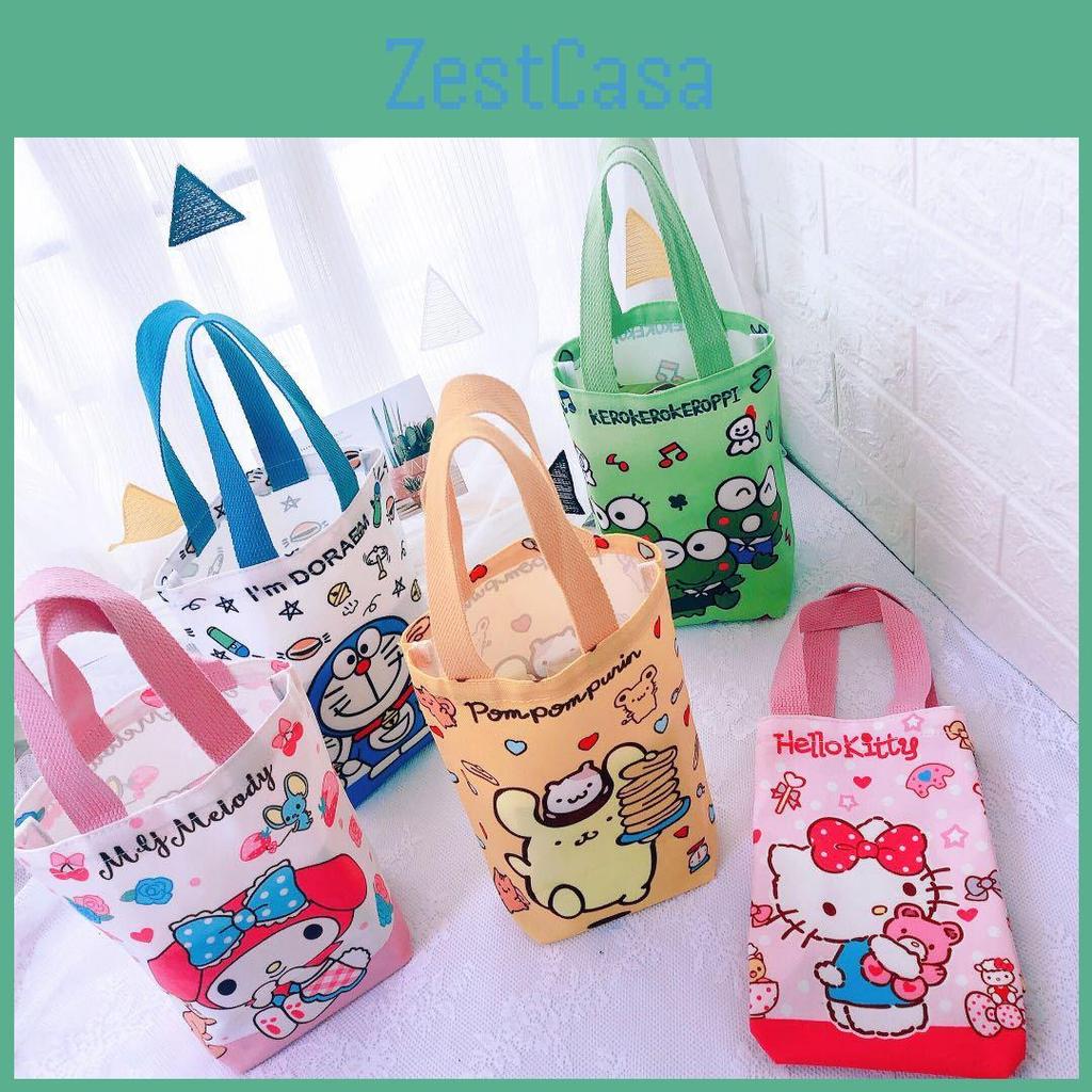 Cartoon Shin Chan Insulated Canvas Bag For Picnic And Carrying Casual
