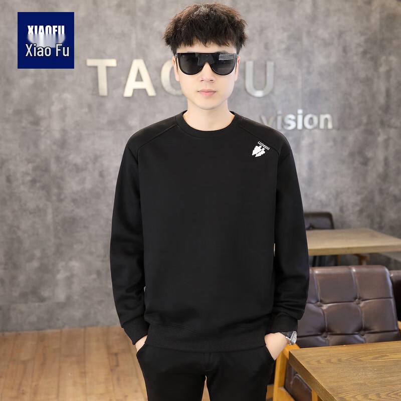 Men s Casual Long Sleeve Crewneck Sweatshirt L