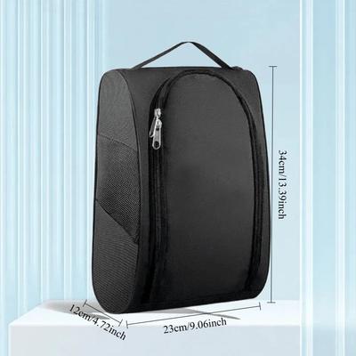 Golf Shoe Bag Oxford Cloth Shoe Carrier Bags Breathable Lightweight Golf Handbag Dustproof Football Tennis Shoe Bag