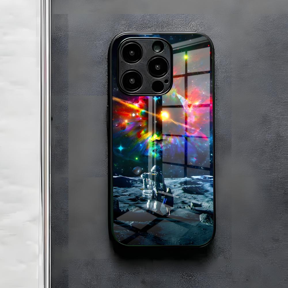 Diana Pragmata Phone Case For IPhone 17 Air 16 E Pro Max 15 14 13 Mini 12 Pro 11 Max Plus Black Glass Cover