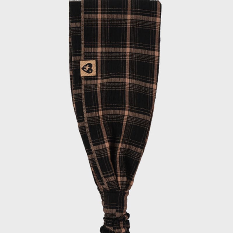 Eireve 2-WAY CHECK BANDANA HEADBAND (BROWN)