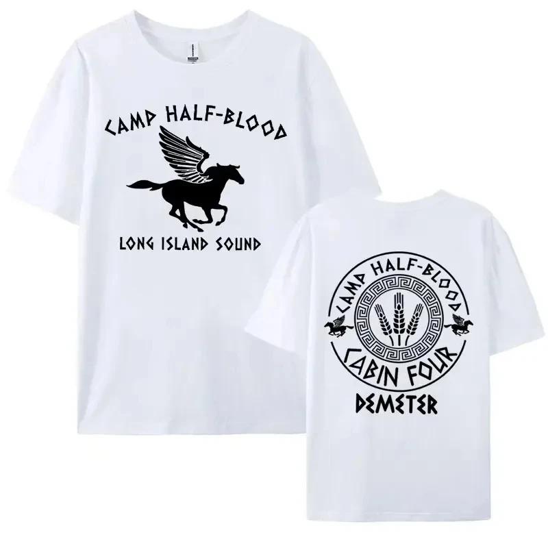 

Графическая футболка «Лагерь Полукровок» Перси Джексон Принт «Лонг-Айленд Саунд» Футболки Мужские Женские Харадзюку Готическая футболка Y2k Уличная одежда XXXXXL