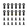 92MF Set of 100 Metal Pictures Frame Hangers Fasteners Screws for Attaching Paintings