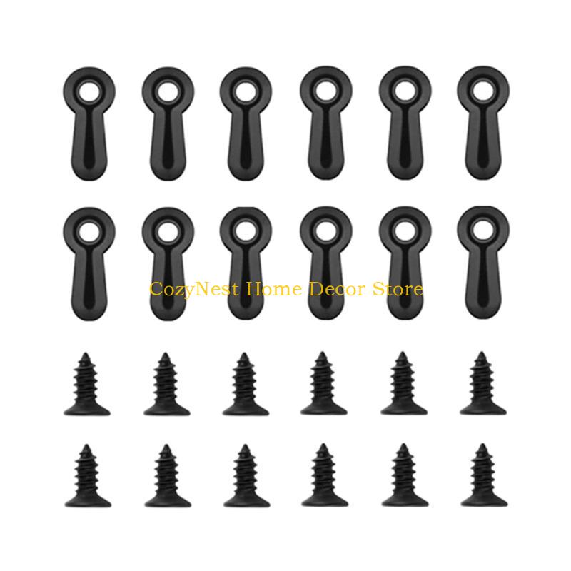 92MF Set of 100 Metal Pictures Frame Hangers Fasteners Screws for Attaching Paintings