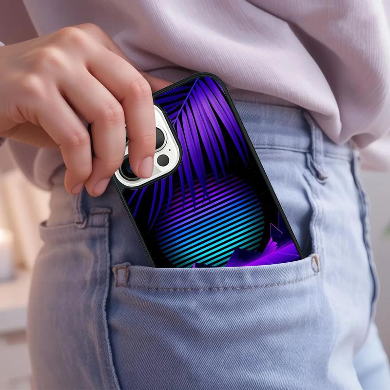 Synthwave 80's Retro Neon vaporwave Phone Case For iPhone 17 Air 15 16e 14 13 Pro Max Coque 12 11 Pro Max PLUS cover