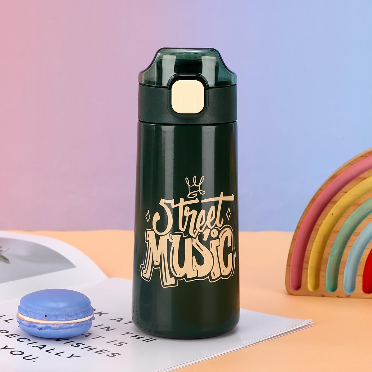 

Новый высококачественный внешний вид нержавеющей стали вакуумный стаканчик для переноски на веревке карманный стаканчик для автомобиля отскакивающий стаканчик 500ml