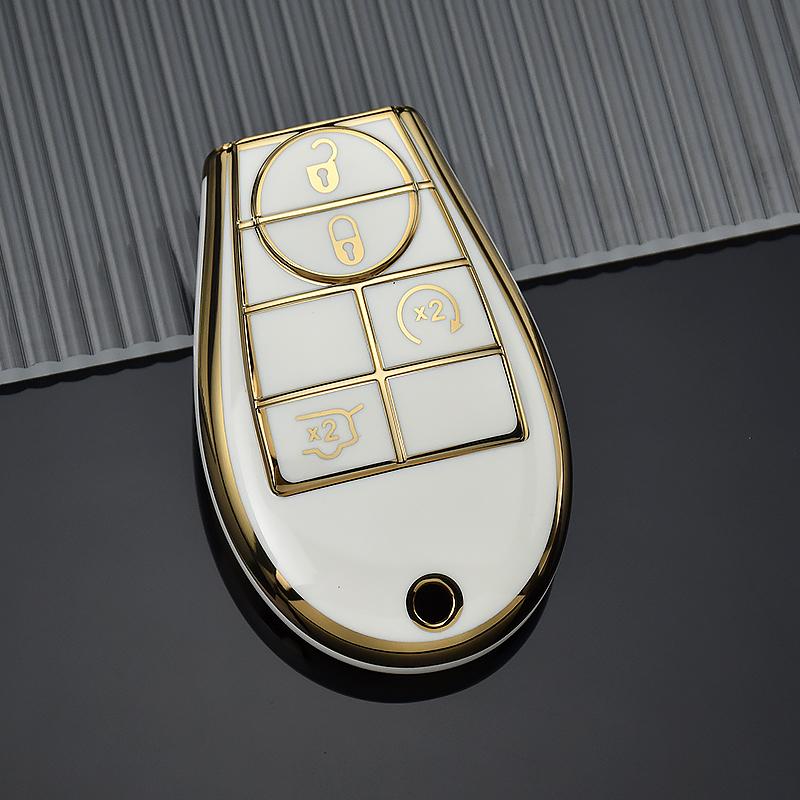 Soft Tpu Car Key Cover Case Car Styling Protector For Chrysler Jeep Grand Cherokee Dodge Durango Magnum Ram