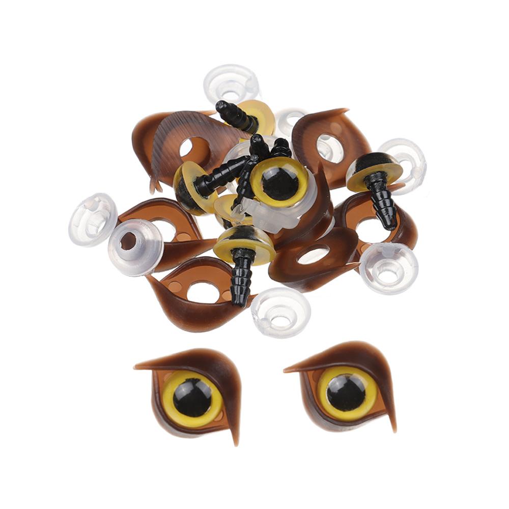 10pcs/5pairs High Quality Plastic  Parts Puppet Crystal Eye Dolls DIY Tools Eyes Crafts Bear Animal Accessories