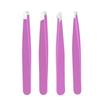 Precision Stainless Steel Eyebrow Tweezers & Trimmer Set with Eyelid Tape