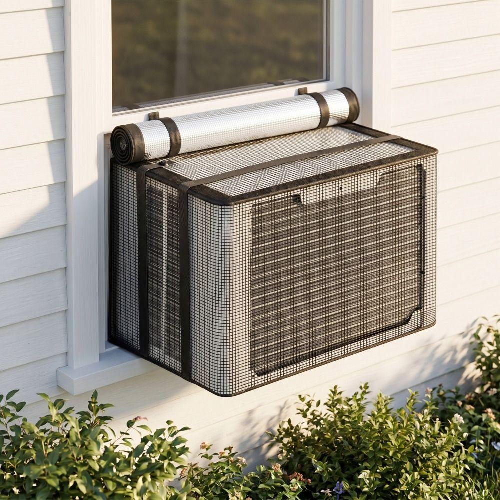 Waterproof Outdoor Air Conditioning Cover Rainproof Outdoor Cover  Block Leaves