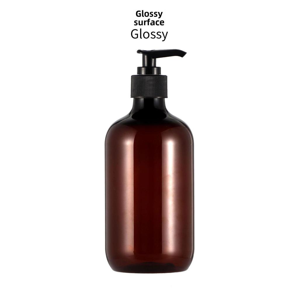 500ml Frosted PET Round Shoulder Shower Gel & Shampoo Bottle