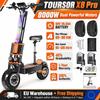 TOURSOR X8 Pro E-Scooter für Erwachsene 8000W Doppelmotor 60V 38AH 14 Zoll Offroad-Scooter Max. Geschwindigkeit 100 km/h Max. Reichweite 120 km