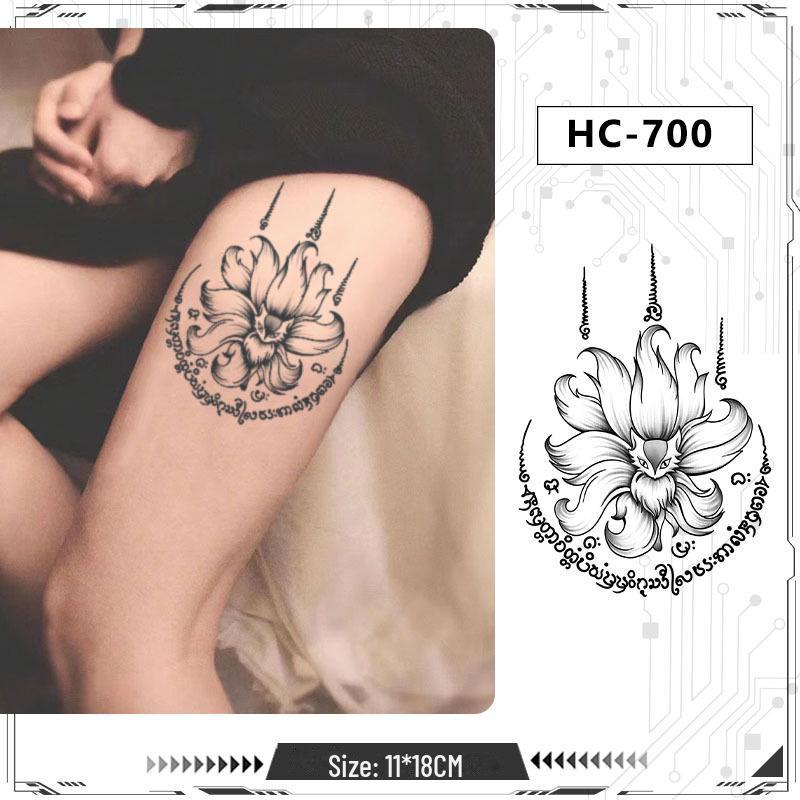 Thai bibel halvarm tatoveringsklistremerker: 14 stiler, vanntett og langvarig urtebasert design for menn.