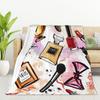 Brown Rust Color Printed Blanket for Sofa Bed Travel Camping Living Room Office Conditioning Blanket for All Seasons Gifts