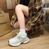 Fashion dad shoes women's 2025 new autumn versatile casual shoes lightweight sports shoes platform comfortable shoes