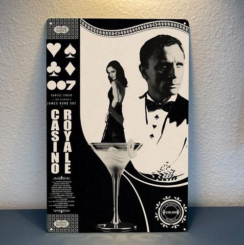 Casino Royale Movie Metal Poster Tin Sign 20x30cm Plaquealuminum aluminum 20x30cm