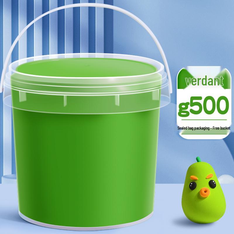 500-Piece Colored Clay Set: White Plasticine for Children, Odorless DIY Toys and Crafts