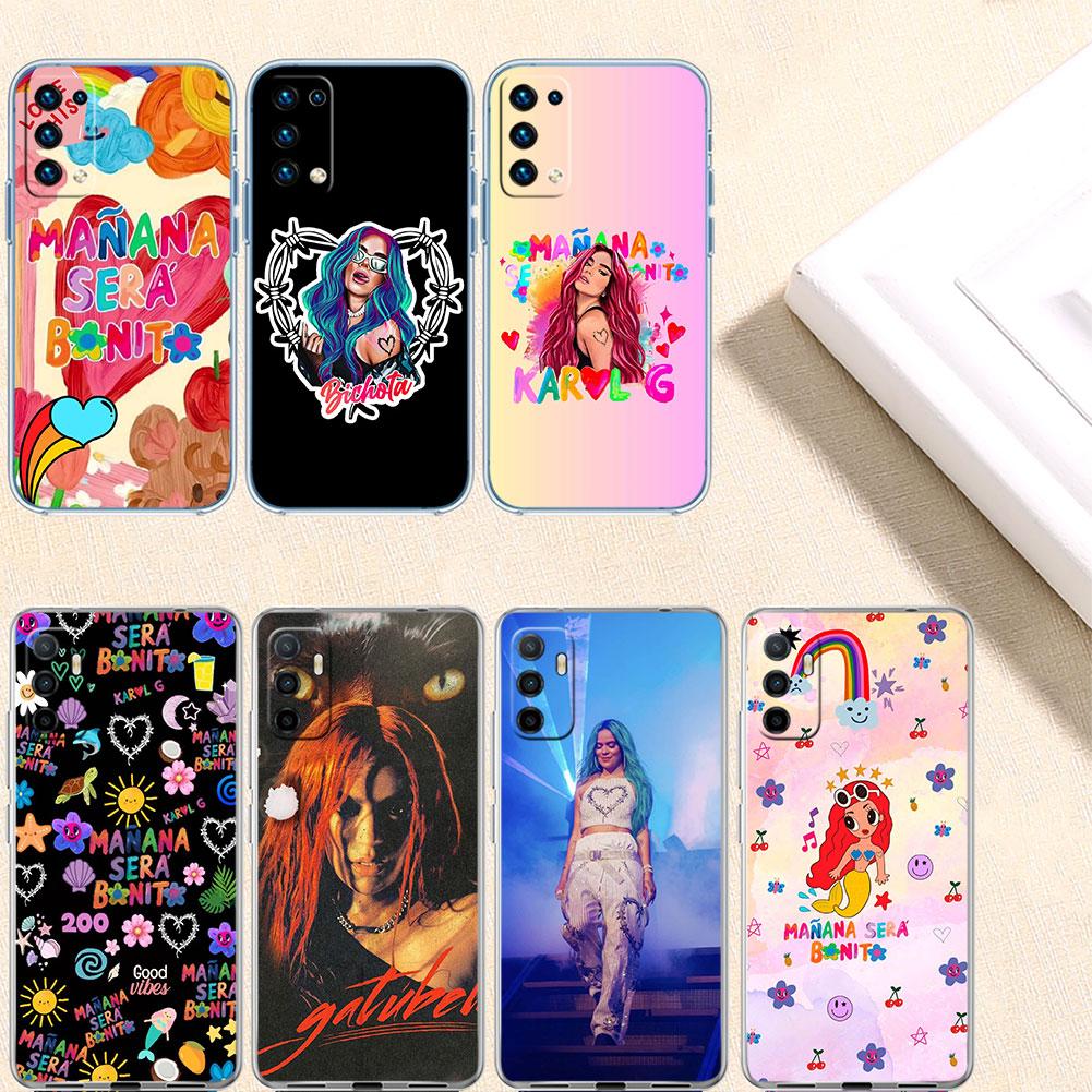 IK41 Karol G Transparent Phone Case for Samsung Galaxy A04 A04S A14 A23 A34 A54 M23 M33 M52 M53