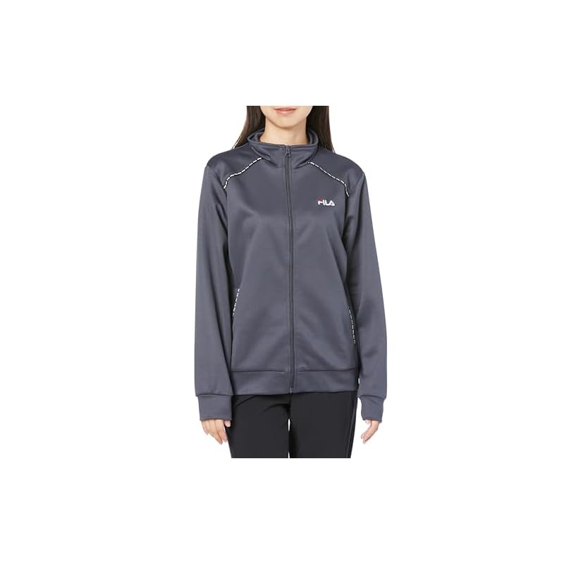 [Fila] Activewear Logo Piping Track Jacket 443620 Women's CGY M