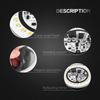 12V-24V Car LED Flashing Strobes Beacon Emergency Warning Light Lamp Ambers