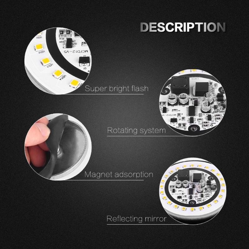 12V-24V Car LED Flashing Strobes Beacon Emergency Warning Light Lamp Ambers