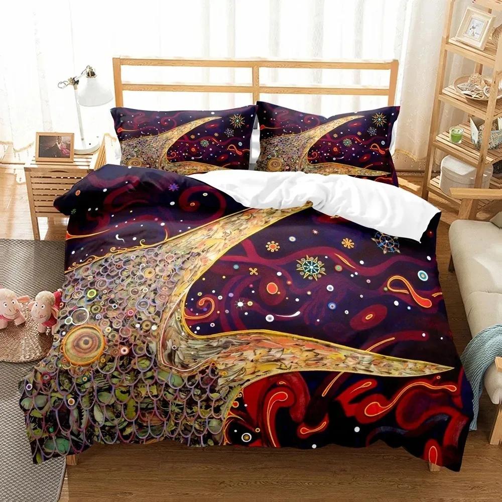 Mandala Flower Bedding Set Bohemia Elephant 3D Duvet Cover Sets Comforter Quilts Queen And King Size + 1-2Pc Pillowcase Textile