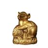 Complete Set of Brass and Copper Chinese Zodiac Ornaments: Rat, Ox, Tiger, Rabbit, Dragon, Snake, Horse, Sheep, Monkey, Rooster, Dog, Pig.