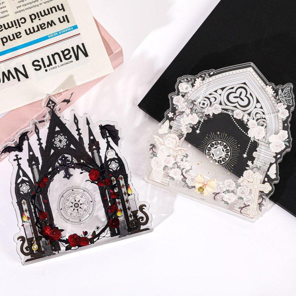 Anime Badge Display |  Acrylic Badge Standee Random Color