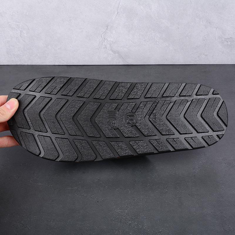 Plus Size Men's Summer Slippers: Comfortable, Soft Sole for Home and Bathroom, Available in Sizes 46-52