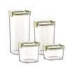 HeMu Transparent Plastic Food Grade Sealed Jar, Grain Storage Box, Storage Tank, Kitchen Supplies
