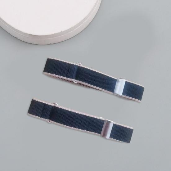 1 pár unisexový pásek na ruku Nastavitelná šířka 2 cm Pevný kontrastní pásek na nohy Elastická košile Držák rukávu Manžety na paži Pásky na párty Denní oblečení Příslušenství