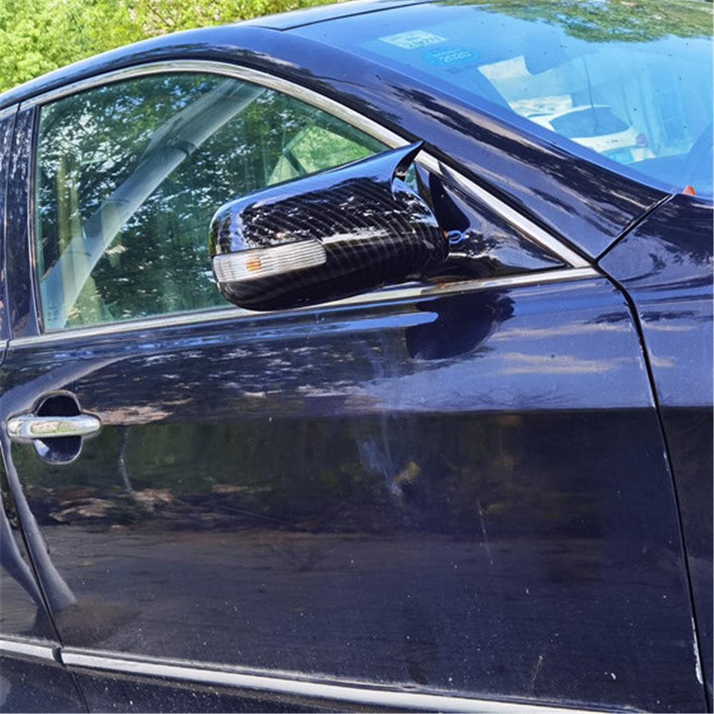1 Pair Carbon Fiber Look Side Mirror Covers Trims Fit For Toyota Camry 2006-2011