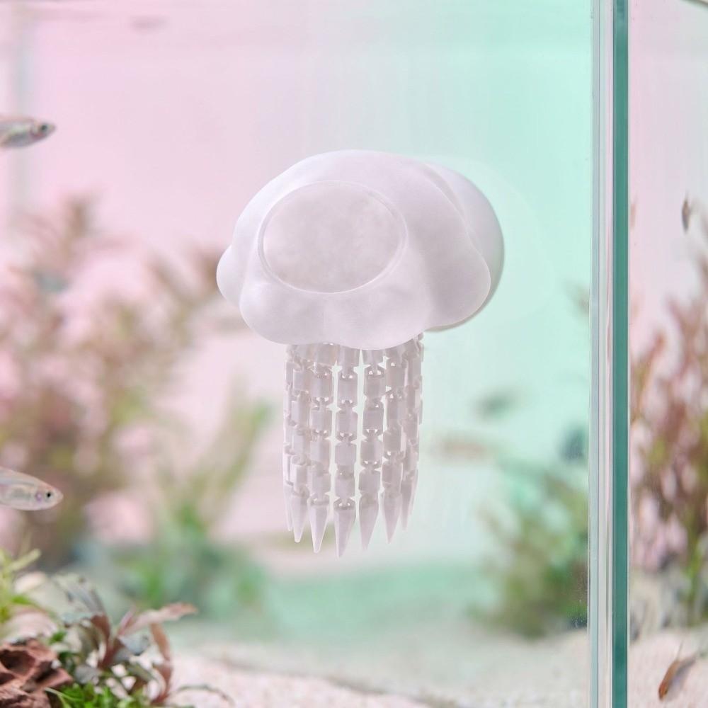 Jellyfish Shape Aquarium Hideout Cave 3D Printed Fish Tank Hiding Cave Betta Fish