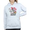 Tom and Jerry Damska/damska bluza z kapturem Cat & Mouse Chase Heather