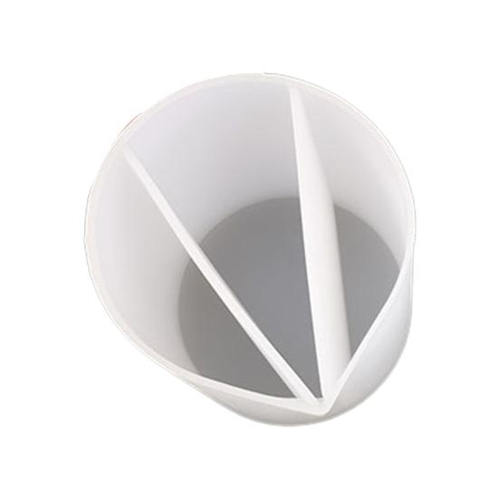 Farbausgießbecher, einzigartiger, langlebiger, praktischer Farbausgießbecher, DIY-Kunstflüssigkeits-Farbausgießbecher, geteilter Becher für junge Künstler