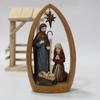 Home Study Decoration Handicrafts And Ornaments, Imitation Wood Carvings Of The Holy  And Mother, Resin Gift  , Photo Props