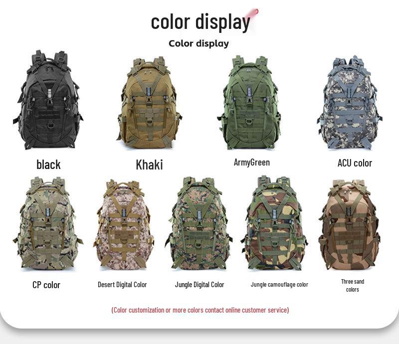 Large Capacity Waterproof Outdoor Tactical Hiking Backpack for Men