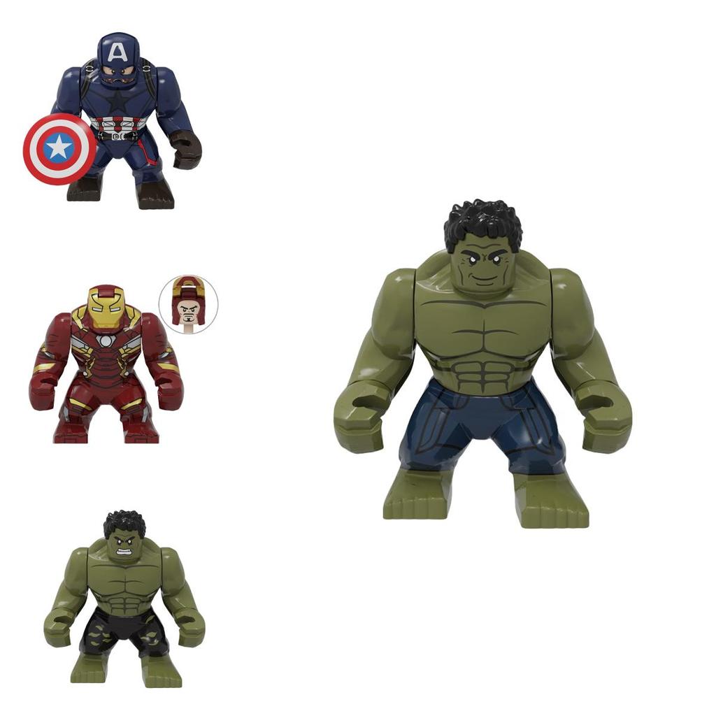 Superhero Action Figure Set Pg Adult Collection Includes Iron Man Hulk Thor Captain America Groot Abs Plastic 8cm Height