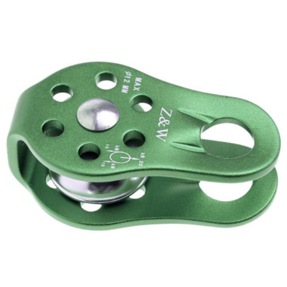 Single Swivel Rope Rock Climbing Pulley Block 12mm Pulley Cableway Accessories Mountaineering