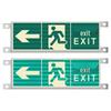 Tunnel Photoluminescent Reflective Emergency Exit Sign