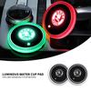 Car Colorful Luminous LED Atmosphere Light Cup Coaster Holder For Fabia Superb Yeti Octavia Rapid Kodiaq A4 A6 A7 A5 Kamiq