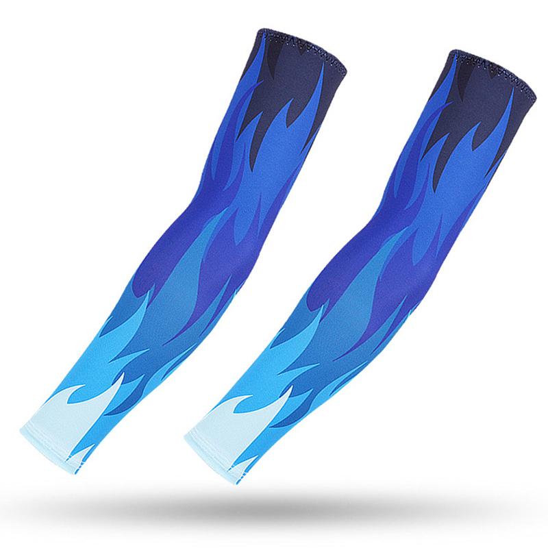 Quick Dry Arm Compression Sleeve Basketball Cycling Arm Warmer Summer Running UV Sun Protection Armguards Sunscreen Cuff Cover