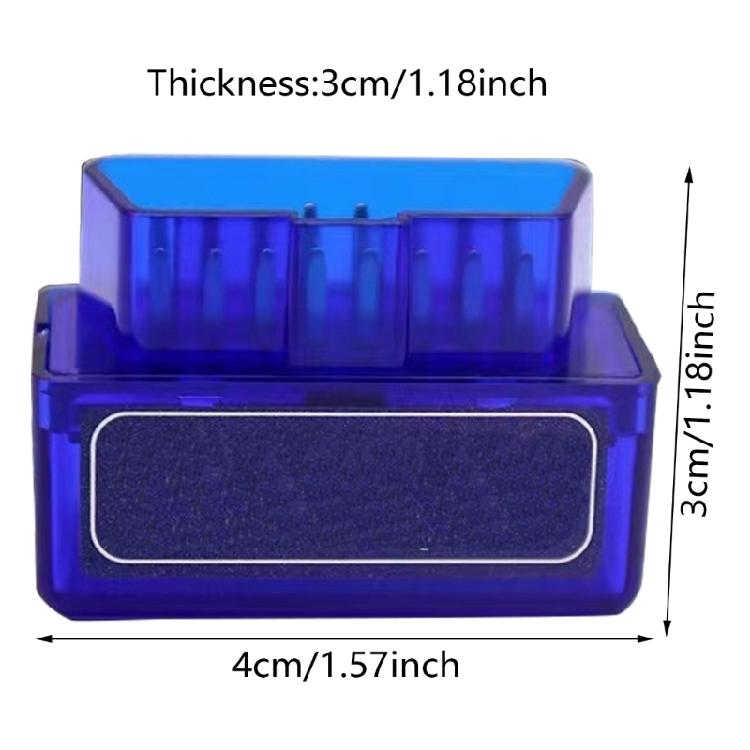 Small OBD2 Diagnostic Scanner for Multiple Vehicles Easy to Use Code Reader Vehicle Diagnostic Scan for Smartphones
