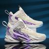 New High-top Primary and Secondary School Students Basketball Shoes Men's Sports Trendy Shoes Actual Combat Young Students Mesh Sports Shoes Men