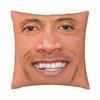 The Rock Face Dwayne Cushion Cover For Sofa Home Decorative American Actor Johnson Throw Pillow Cover Soft Velvet Pillowcase