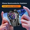 Mobile Phone Semiconductor Back-clip Cooling Fan Radiator W/ RGB Light Type-C Game Cooler for IOS Android Gaming Accessories