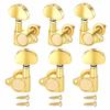 6 Acoustic Guitar Tuning Pegs Fully Enclosed Guitar Tuning Pegs Guitar Strings Tuning Pegs: 3 Left + 3 Right (3L+3R)