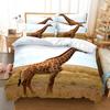 3D Color Zebra Bedding Sets Animal Duvet Dogs Quilt Cover Set Dolphin Lion Tiger Comforter Bed Linen Pillowcase